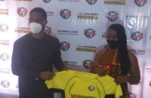 FORMER FALCONS COACH, MAUREEN MADU, NOW ANAMBRA FOOTBALL AMBASSADOR
