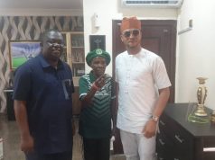 Mama Arsenal Paid A Courtesy Visit To Brila FM
