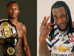 Burna Boy Hails Israel Adesanya