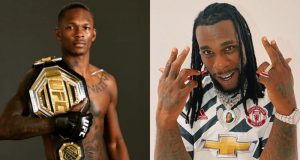 Burna Boy Hails Israel Adesanya