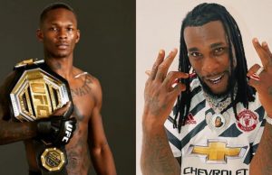 Burna Boy Hails Israel Adesanya