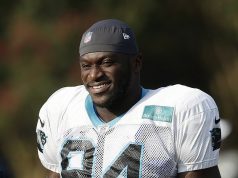 Carolina Panthers re-signs Efe Obada after initially being named in 53-man roster, then waived 24 hours later in roller-coaster few days
