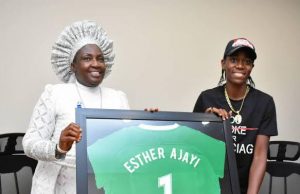 Oshoala Applauds Rev. Mother Esther Ajayi’s Humanitarian Gestures As She Reveals December Food Plan For Children