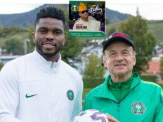 Joseph Yobo, Gernot Rohr Felicitates With ANFSC President Abayomi Ogunjimi As Super Eagles Boss Promises Victory Against Tunisia