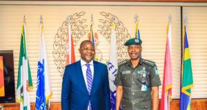 The Minister Of Youths And Sports Development Sunday Dare Visits The IGP, Warns Against Youth Harassment