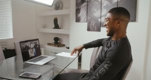 Anthony Joshua shares Zoom Video call With with Arsenal legend Thierry Henry and PSG star Mbappe as Trio Links Up in ‘FIFA 21’ Groundbreaker Game