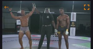 @TheAKOShow: Emmanuel defeats Jude by Technical knockout….as the African Knockout show heats up with so many sparks and Dramas