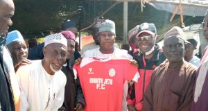 Mighty Jets Board Inaugurates Barrister Ado Ali Katyen As The New Chairman Of The Club