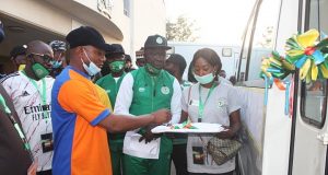 Just-In: Sokoto State Donate 32 Seater Coastal Bus To Handball Federation of Nigeria