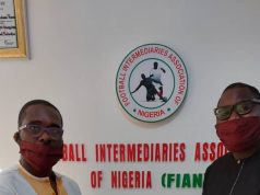 Football Intermediaries donates facemasks to Lagos Divisional Football Association …Collaborates on FIAN Cup