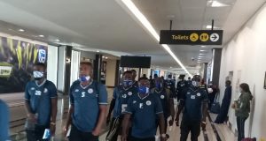 Stanley Eguma’s Boys Lands In South Africa, Ahead Of Confederation Cup Tie