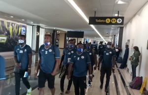 Stanley Eguma’s Boys Lands In South Africa, Ahead Of Confederation Cup Tie