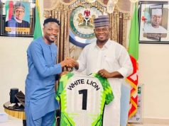 Governor Bello Receives Super Eagles’ Captain, Ahmed Musa