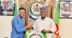 Governor Bello Receives Super Eagles’ Captain, Ahmed Musa