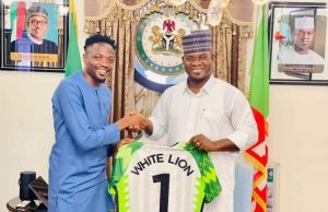 Governor Bello Receives Super Eagles’ Captain, Ahmed Musa