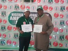 NNL Boss Congratulates His Chief Operating Officer And Administrative Secretary For CAF Security Personnel Certification