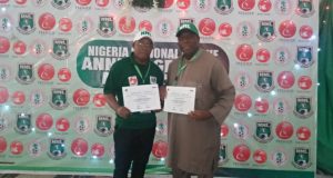NNL Boss Congratulates His Chief Operating Officer And Administrative Secretary For CAF Security Personnel Certification