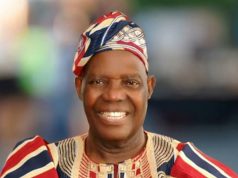 Minister Dare congratulates Chief Akande at 82