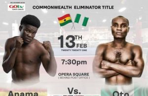 Don Boxing Promotions set to host Triple Header Commonwealth Eliminators on February 13th in Accra Ghana