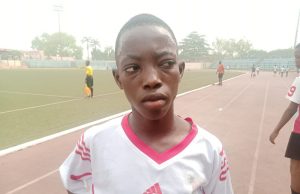 “I want to play football and go to school to learn how to read and write,” says Boluwatife Thompson, Eko Football U13 Future Stars