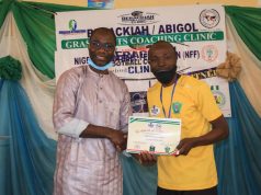 Olorunleke Charges Nigerian Coaches On Creativity As Berackiah/Abigol Football Coaching Clinic Ends In Kano