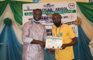 Olorunleke Charges Nigerian Coaches On Creativity As Berackiah/Abigol Football Coaching Clinic Ends In Kano