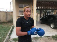 17Year Old Nigerian-Irish Boxer Trains In Agege Stadium To Become As Great As Anthony Joshua And Deontay Wilder