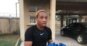 17Year Old Nigerian-Irish Boxer Trains In Agege Stadium To Become As Great As Anthony Joshua And Deontay Wilder
