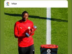 Sadiq Umar Recieves The Player of the Month January Award