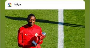 Sadiq Umar Recieves The Player of the Month January Award