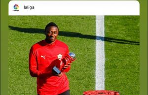 Sadiq Umar Recieves The Player of the Month January Award
