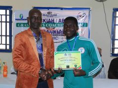 Nigerian Coaches Urged To Be Role Models As NLO Berackiah/Abigol Coaching Clinic Ends In Bauchi State
