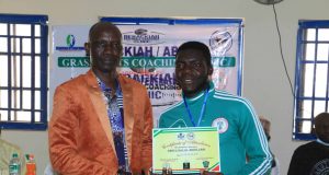 Nigerian Coaches Urged To Be Role Models As NLO Berackiah/Abigol Coaching Clinic Ends In Bauchi State