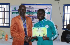 Nigerian Coaches Urged To Be Role Models As NLO Berackiah/Abigol Coaching Clinic Ends In Bauchi State