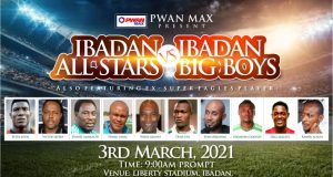 Ex Super Eagles Players, Captains of Industries, Celebrities Hold Novelty Match for PWAN MAX