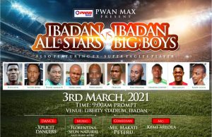 Ex Super Eagles Players, Captains of Industries, Celebrities Hold Novelty Match for PWAN MAX