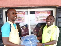 Onome James Donates Jerseys To Super Sheraton Football Club