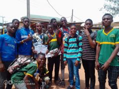 Former Golden Eaglets’ Striker Sends Donation To Will-B School’s Football Team