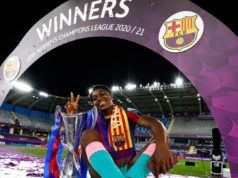 Super Falcons Captain AZ Celebrates Her 1st Champions League Title And 7th Title With FC Barcelona