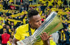 Pinnick Celerates Nigerian Players Abroad Trophy Coup In wake Of Chukwueze’s Villarreal Europa League Triumph