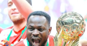Nigeria International Goalkeeper Adams Dedicate Arab Super Cup Win To HFN, Ocheho