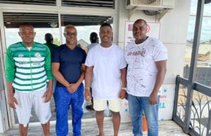 Hon Commissioner For Youths and Sports Development Asiwaju Seun Fakorede identify with Ogbomoso United