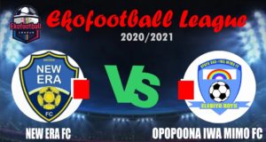 EkoFootball League 2020/2021: New Era Battle Opopoona Iwa As Second Round Resumes
