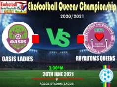 Just-In: Lagos FA Fixes June 28 For Ekofootball Queens Championship Finals