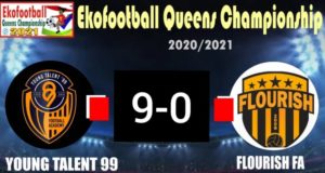 EkoFootball Queens Championship 2021: Young Talents Pummel Flourish 9-0, As Five Group Winners Emerge