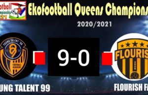 EkoFootball Queens Championship 2021: Young Talents Pummel Flourish 9-0, As Five Group Winners Emerge