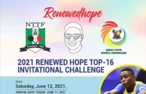 Lagos Top 16 Invitational Challenge: Top Table Tennis Stars Battle For N1.2m Purse