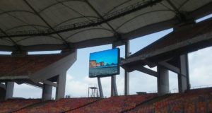 Scoreboard At Moshood Abiola National Stadium Abuja Functional