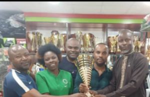 SWAN/SESC Friendly: VCN Sports Delivers Trophy Ahead Of Saturday’s Friendly