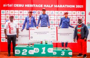 Kenyans Dominate, Youngest Runner Emerge At The Maiden Edition of Airtel Ijebu Heritage Half Marathon